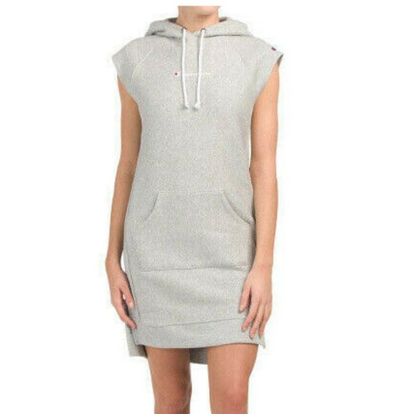 Champion Dresses & Skirts - Champion Reverse Weave Hooded Dress Logo Size XS NWT